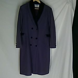 Rothschilds Girl's Wool & Velvet Winter Coat 14